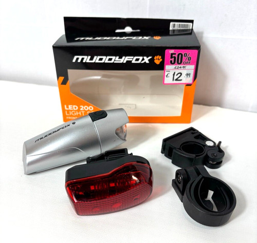 Muddyfox led 200 bicycle - muddyfox,
