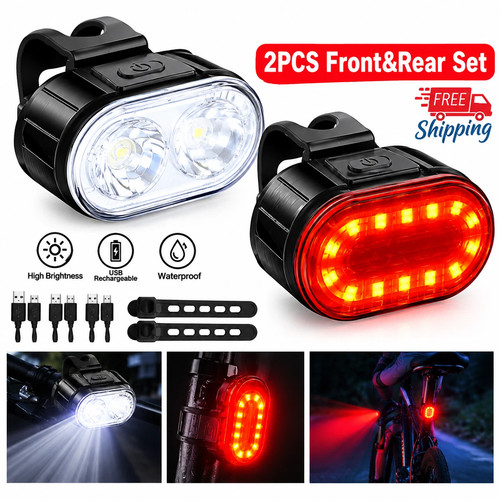Mountain bike lights - lights, usb