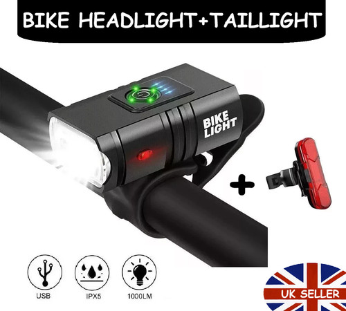 Led mountain bike light usb - led,