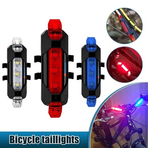 Usb rechargeable bike lights - usb,