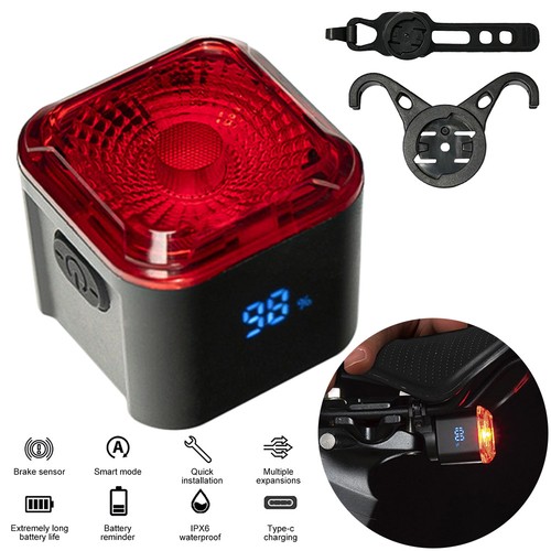 Bicycle brake rear light usb - bicycle,