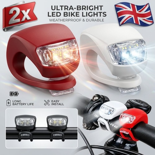 Led bike lights set front - 2,