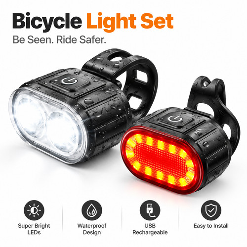 Bike light set - light, and