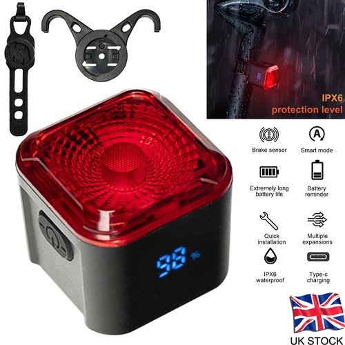 Bicycle brake rear light usb - bicycle,