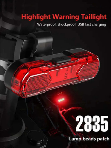 Bicycle light rear back - bicycle,
