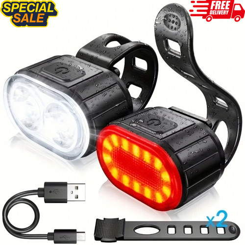 Mountain bike lights - mountain, usb